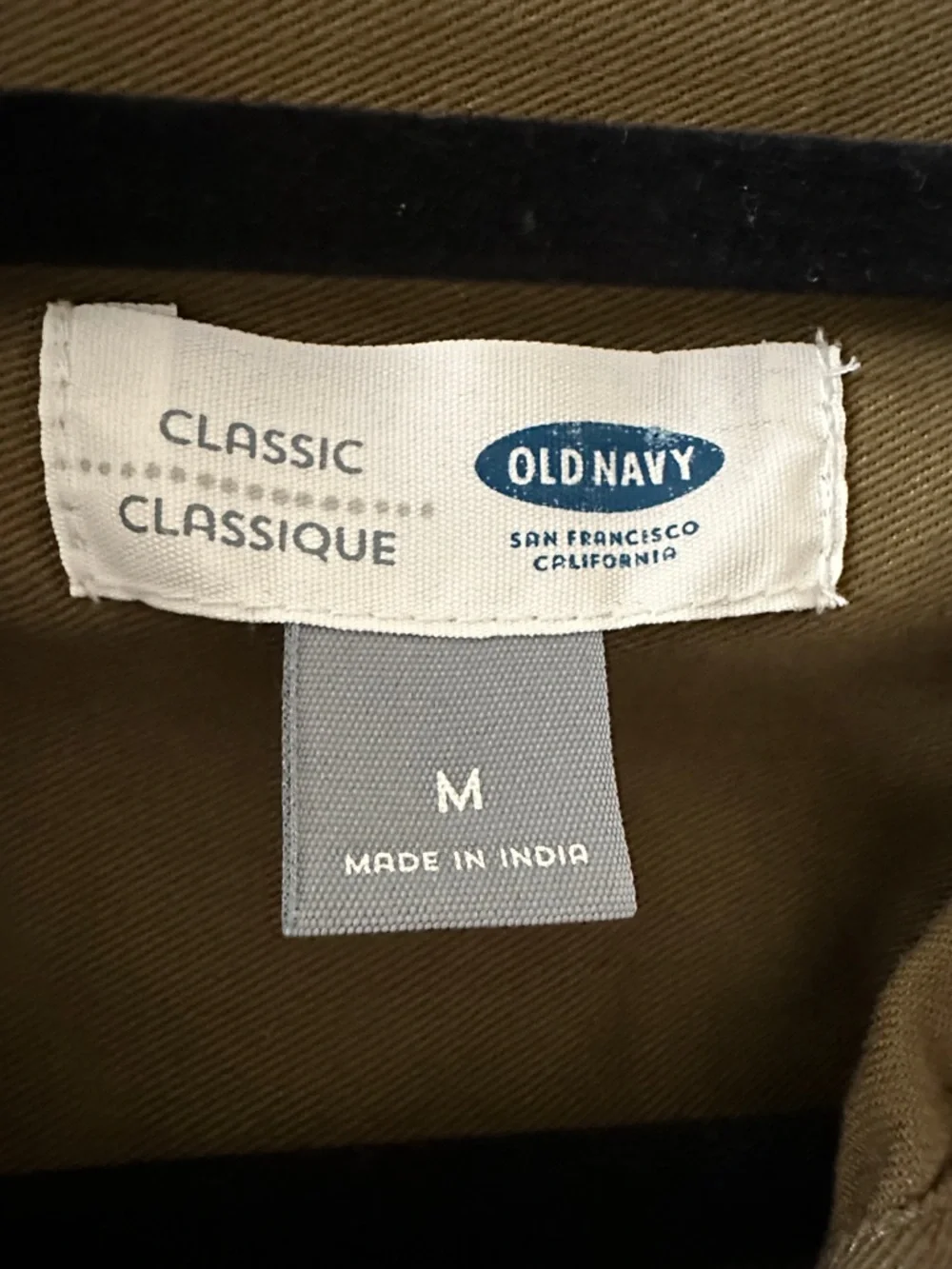 Old Navy Classic Shirt Jacket in Olive - Picture 7 of 8